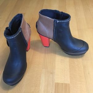 Sorel Platform High Heel Rain Bootie